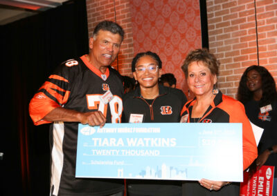 Anthony, Dede, and 2023 Scholarship Fund Recipient Tiara Watkins