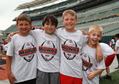 Campers at Football Academy 2023